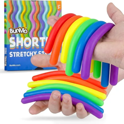 BUNMO Juguetes sensoriales con cuerdas elásticas para niños de 3 años en adelante, estimulantes y adictivos, para niños, horas de diversión para
