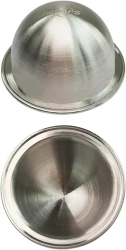 Miniatura 3 de RECAPS Solo 1 Filtro de Acero Inoxidable Recargable Cápsula Reutilizable Compatible con Cafeteras Vertuoline PERO No Todas 230ml