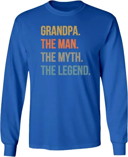 Miniatura 5 de Grandpa Man Myth Legend - Camiseta unisex de manga larga