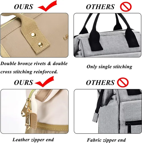 Miniatura 5 de Lonchera con inicial para mujer, lonchera térmica para niñas, lonchera grande para adultos, a prueba de fugas, para trabajo de picnic, bolsa de mano