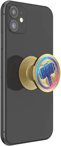 Miniatura 2 de PopSockets - Agarre para teléfono con soporte expandible, agarre adhesivo, esmalte - Mighty Thor