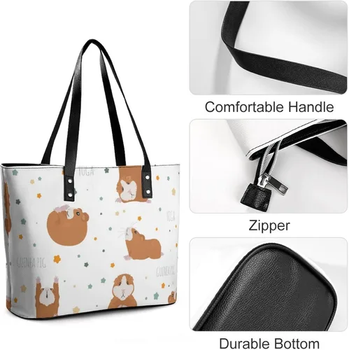 Miniatura 4 de Bolso de mano de piel de conejillo de indias para mujer, Multi