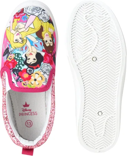 Miniatura 5 de Disney Tenis de princesa o Minnie Mouse para niña, zapatos sin cordones de Minnie Mouse para niñas (niños pequeñosniños grandes)