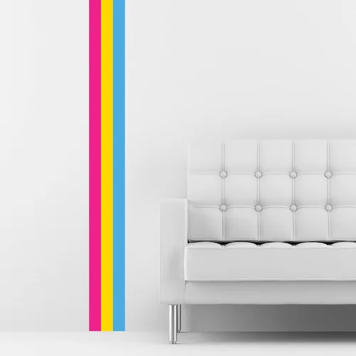 Miniatura 9 de Pegatinas de pared con diseño de rayas de orgullo – LGBTQ+ Pride Decor (Philadelphia POC)