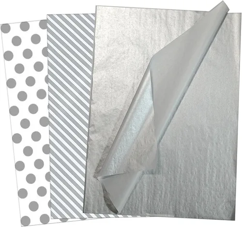 Miniatura 25 de 30 hojas de papel de seda de oro rosa para bolsas de regalo, hojas de ginkgo metálicas, diente de león, papel de seda a granel, papel de seda Hoja