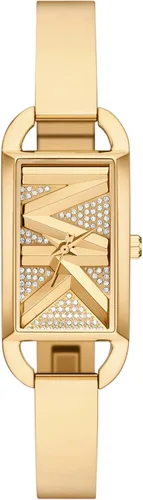 Michael Kors Women's MK Empire, Rectangular Stainless Steel Watch with Steel or Leather Band