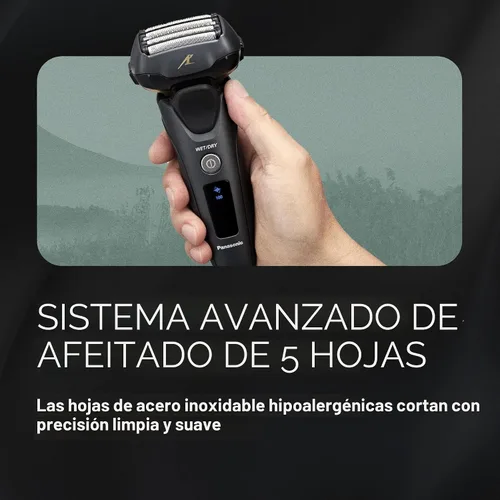 Miniatura 3 de Afeitadora eléctrica Panasonic ARC5 para hombres con recortadora emergente, maquinilla de afeitar húmeda/seca de 5 hojas, afeitadoras eléctricas