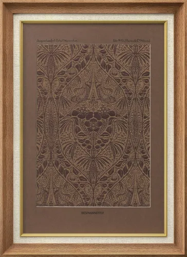 Miniatura 291 de MUDECOR Lienzo enmarcado prémium para pared, pinos nevados en bosque de invierno, ilustraciones modernas, arte contemporáneo, escénico, divertido