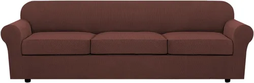 Miniatura 143 de H.VERSAILTEX - 3 fundas de sofá elásticas para 2 cojines de sofá. Fundas para muebles de sala de estar (funda base más 2 fundas de cojín de asiento)