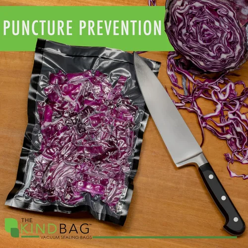 Miniatura 5 de The Kind Bag Bolsas de sellado al vacío para alimentos; grado alimenticio, sin BPA y aptas para congelador; herméticas, sin olor y sin humedad