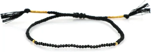 Miniatura 36 de Thecraftman - Pulsera trenzada de cuentas naturales, cristales energéticos, regalo para ella, pulsera de protección de hilo trenzado de mano