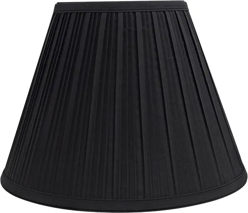 Miniatura 3 de Aspen Creative 59127A - Pantalla de lámpara de construcción con forma de imperio transicional en negro, parte superior de 6 pulgadas x 12 pulgadas