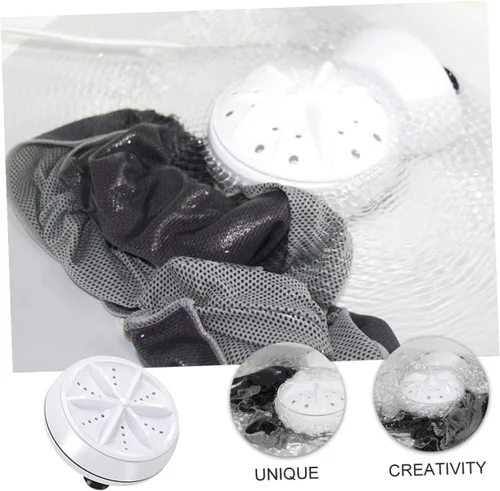 Miniatura 3 de Homoyoyo Mini lavadora portátil USB Turbo Lavadora para viajes, negocios y escuela, simulador de lavado a mano ligero, eliminación de manchas