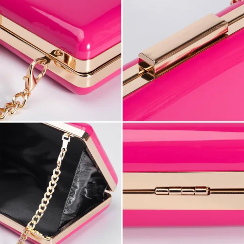 Miniatura 39 de Bolso de noche – Monederos pequeños para mujeres, bodas y fiestas, bolsa de noche formal para mujer
