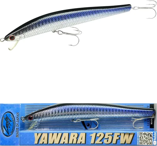Miniatura 24 de LUCKY CRAFT FlashMinnow 125 YAWARA, señuelos de pesca de agua salada, accesorios y equipo de pesca de surf Jerkbait, señuelos de pesca de fletán