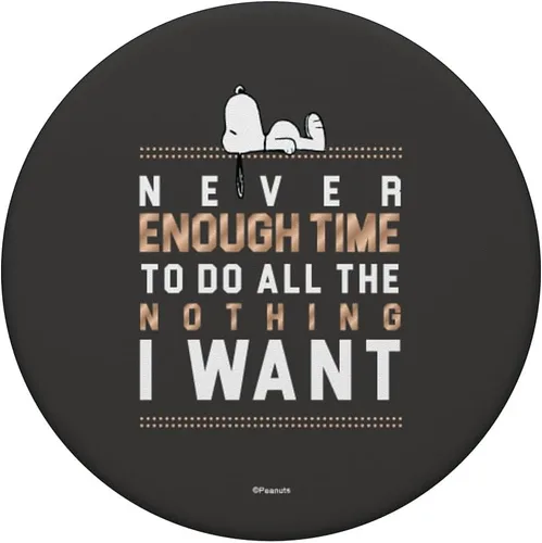 Miniatura 3 de Peanuts Snoopy Nunca suficiente tiempo PopSockets intercambiable PopGrip