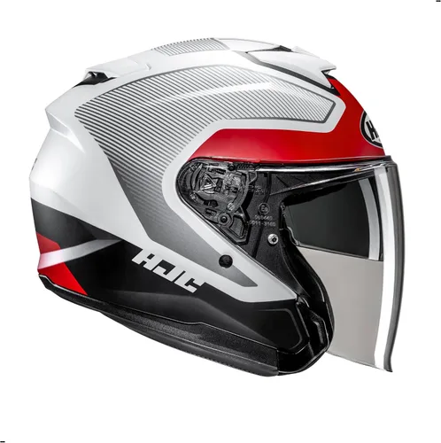 Miniatura 3 de Casco de moto de cara abierta HJC i31 Tevis, Aprobado DOT (MC1SF, XS)