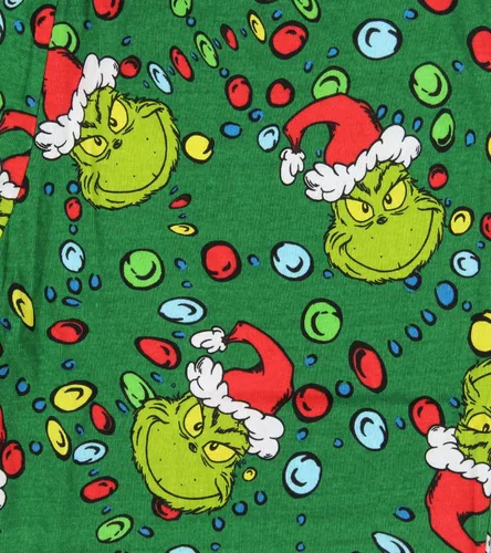 Miniatura 5 de Dr. Seuss How GRINCH Stole Christmas Lights Juego de pijama familiar a juego
