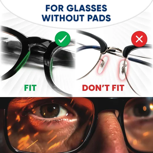 Miniatura 5 de Almohadillas para la nariz para lentes – 0.039 pulgadas (0.039 pulgadas) de agarre de nariz antideslizante – Almohadillas de silicona