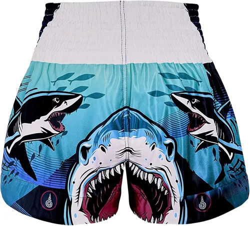 Miniatura 3 de Pantalones cortos de boxeo Muay Thai Estilos Tradicionales MMA Entrenamiento Kickboxing