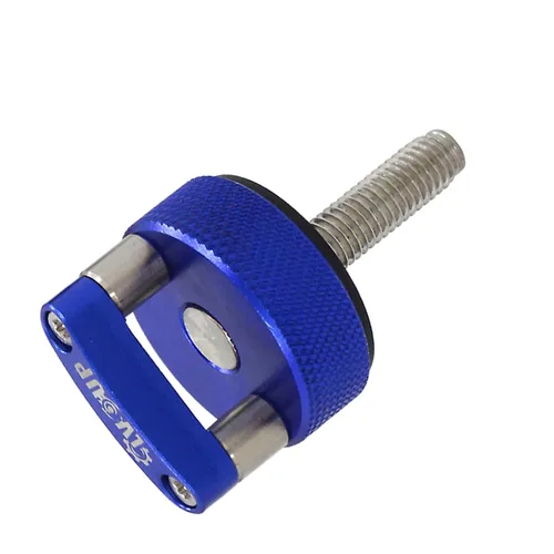 Miniatura 6 de Pernos de Liberación Rápida para Techo Duro Azul, Tornillos de Mariposa para Techo Duro con Anillo en D Integrado Compatible con Jeep Wrangler JK