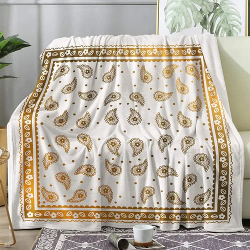 Miniatura 13 de Manta tipo bandana negra tamaño King, manta de forro polar para sofá, cama, sofá, mantas y mantas de cachemira, manta de franela de felpa súper