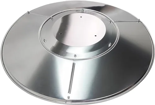 Miniatura 9 de Kisworm Escudo reflector para calentador de patio, pieza de repuesto para calentadores de propano para exteriores, cúpula superior, montaje de 3