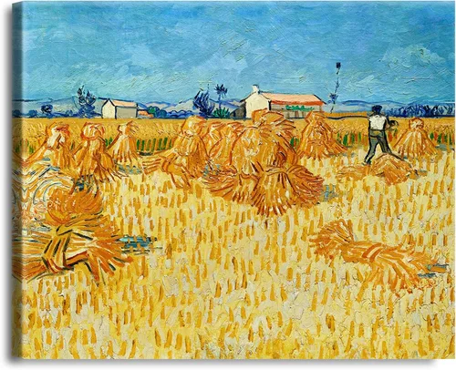 Miniatura 111 de A&T ARTWORK Noche estrellada sobre el Ródano de Vincent Van Gogh. Tamaño del marco: 36 x 30 pulgadas, tamaño de la imagen: 30 x 24 pulgadas