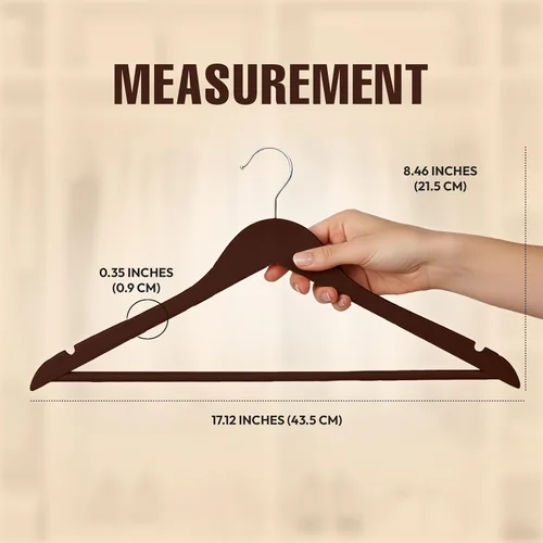 Miniatura 6 de Utopia Home Perchas de Madera Premium Paquete de 20 – Percha para Abrigos Duradera y Delgada – Percha para Trajes con Gancho Giratorio de 360 Grados