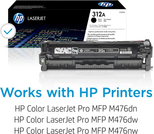 Miniatura 2 de Cartucho de tóner negro original LaserJet HP 312A (CF380A)