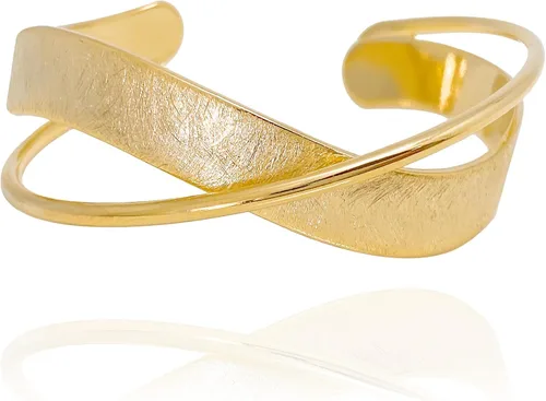 Miniatura 8 de OZEL - Pulseras para mujer, chapados en oro real de 18 quilates, pulseras de oro de cristal colorido para regalos