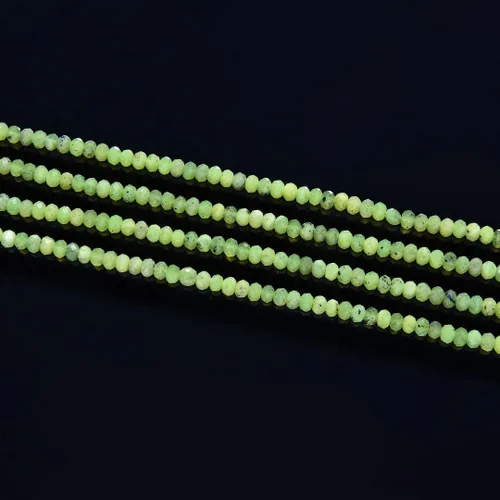 Miniatura 4 de Adabele GK-A4 - Piedra preciosa curativa de jade de nefrita canadiense verde natural de 15 pulgadas, 0.118 x 0.079 pulgadas, cuentas redondas Jade