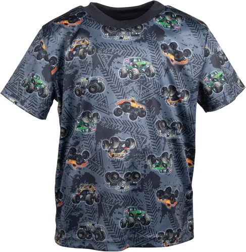 Miniatura 3 de Monster Jam Conjunto de 3 piezas para camiones camiseta sin mangas y pantalones cortos de malla