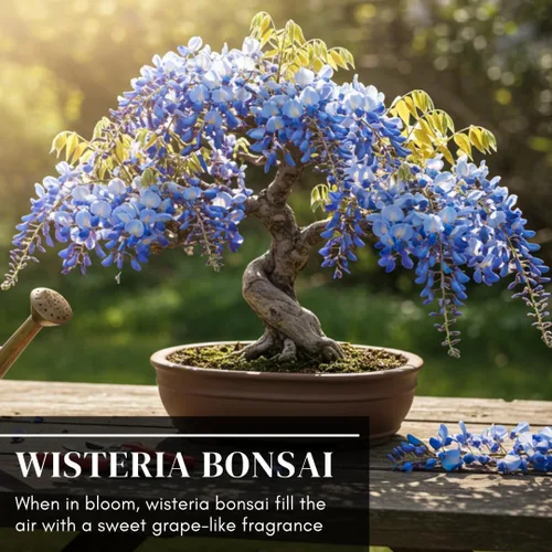 Miniatura 4 de 3 plántulas de árbol vivo Blue Moon Wisteria para plantar (3 plántulas)