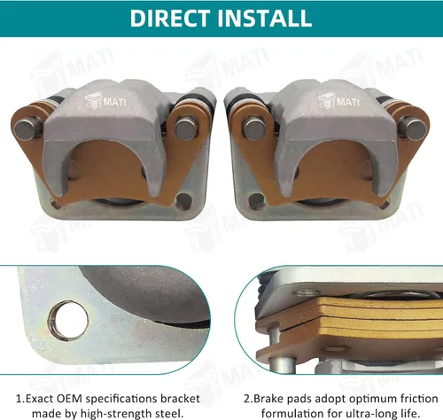 Miniatura 3 de Conjunto de Pinza de Freno Trasera Izquierda y Derecha para Polaris Ranger Crew 570/570-4 Ranger 570 800/800 XP/800 HD Ranger 900/900 XP Ranger 900