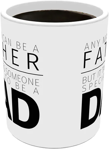 Miniatura 5 de Morphing Mugs Día del padre – Takes Someone Special to be a Dad – Una taza de cerámica sensible al calor que cambia de color de 11 onzas – Imagen