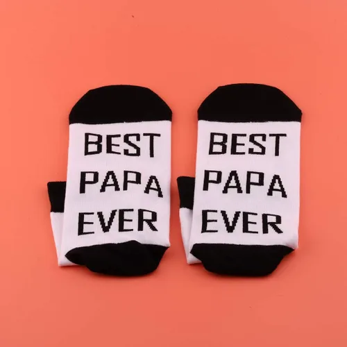 Miniatura 7 de LEVLO Calcetines para papá El mejor regalo del día del padre para papá, tío o abuelo Regalo de cumpleaños para hombre