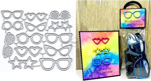 Miniatura 27 de DzIxY Mochila Zapatos Troqueles de corte de metal para kit de fabricación de tarjetas, troqueles de papel en relieve, plantillas de máquina de 8