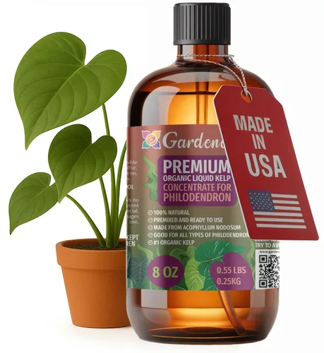 Miniatura 101 de GARDENERA Superalimento orgánico prémium de algas marinas y algas marinas para plantas AGLAONEMA, 8 onzas, concentrado de fertilizante líquido