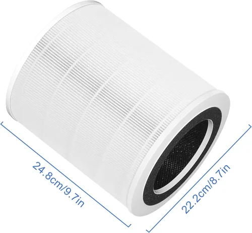 Miniatura 8 de KJ350 Filtro de repuesto HEPA verdadero compatible con AOPO KJ-350 y ABTOP AP350 purificadores de aire, filtro HEPA 3 en 1 grado H13 con filtro