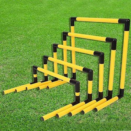 Miniatura 5 de Paquete de 5 obstáculos de entrenamiento de agilidad de tubería de PVC, juego de obstáculos de entrenamiento de obstáculos, equipo de práctica