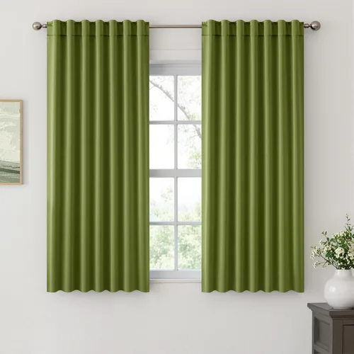 Miniatura 16 de ANRODUO Juego de 2 cortinas con bloqueo de luz del 99%, cortinas de 84 pulgadas de largo, cortinas negras para dormitorio, cortinas con aislamiento