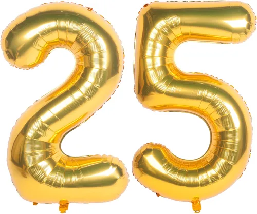 Miniatura 68 de Globos de helio de 40 pulgadas con dígitos dorados para fiesta de cumpleaños., Número 0, 40 pulgadas, número 0 oro 7