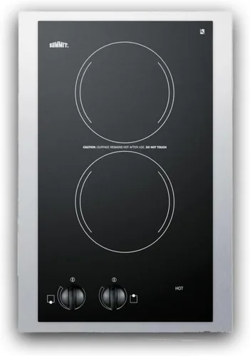 Miniatura 11 de Summit CR2220B - Placa eléctrica de 2 quemadores de 12 pulgadas, 230 voltios, compatible con ADA, negro