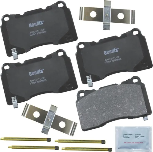 Miniatura 180 de Pastillas de freno delanteras cerámicas Bendix Priority1 CFC2302 para Hyundai Elantra 2021, Sonata 2022-2020, Kia K5 2023-2021