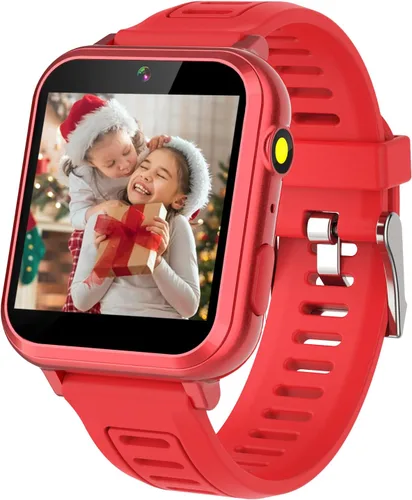 Reloj inteligente Wiszodet para niños - Reloj inteligente para niñas y niños, regalos para niños de 4 a 12 años con 24 juegos, cámara, video,