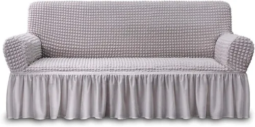 Miniatura 51 de NICEEC Funda de sofá biplaza beige de 1 pieza, funda de sofá de fácil ajuste, universal, de alta elasticidad, duradero, protector de muebles