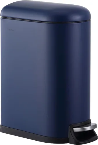 Miniatura 10 de happimess HPM1009C Roland Mini 2.6-Gallones Cesta de Basura con Pedal y Tapa de Cierre Suave, Moderna, Minimalista, Resistente a Huellas Dactilares