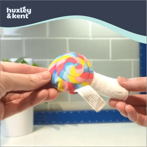 Miniatura 3 de Huxley & Kent Juguete de Peluche para Gatos - Juguete Interactivo de Hierba Gatera para Gatos y Gatitos - Suave con Crujido y Hierba Gatera