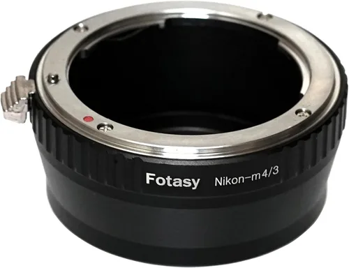 Fotasy Adaptador Manual de Lente NK a M4/3, Montura F a MFT, Compatible con Nikon F lente Panasonic G7 G9 GF8 GF90 GH5 II GX7 GX9 GX850 G90 G91 G95
